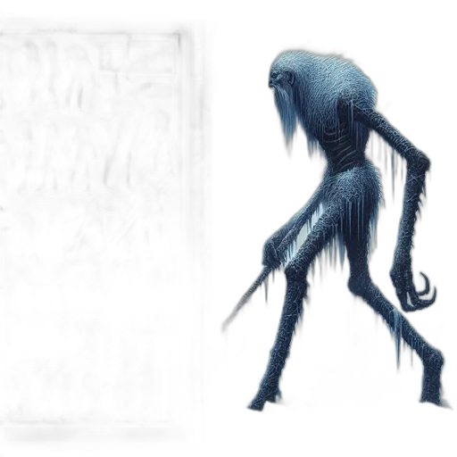 creature, animal, hair, robot transparent PNG cut-out