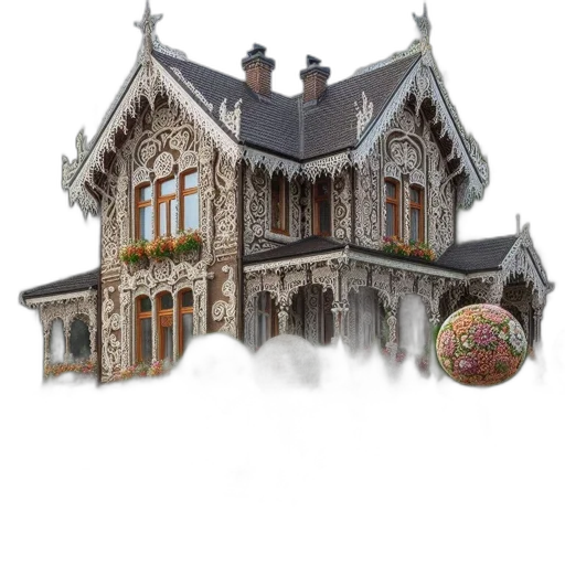 building, food, furniture, 3d render transparent PNG cut-out