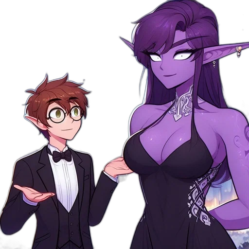 dress, staff, concept art, fantasy art transparent PNG cut-out