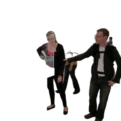 jacket, staff, 3d render, concept art transparent PNG cut-out