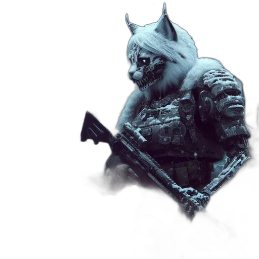 dragon, sword, mask, staff transparent PNG cut-out