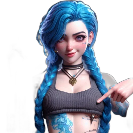 concept art, fantasy art, 3d render, cyberpunk transparent PNG cut-out