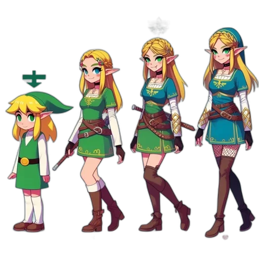staff, dress, concept art, pixel art transparent PNG cut-out