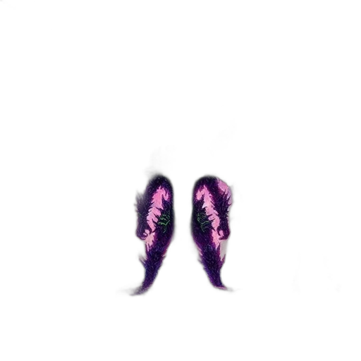 shoes, hair, mask, jewelry transparent PNG cut-out