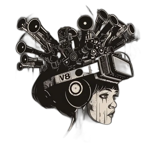 crown, robot, mask, face transparent PNG cut-out