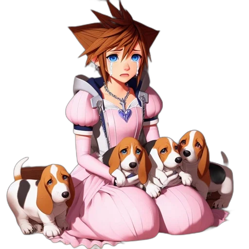 dress, animal, concept art, pixel art transparent PNG cut-out