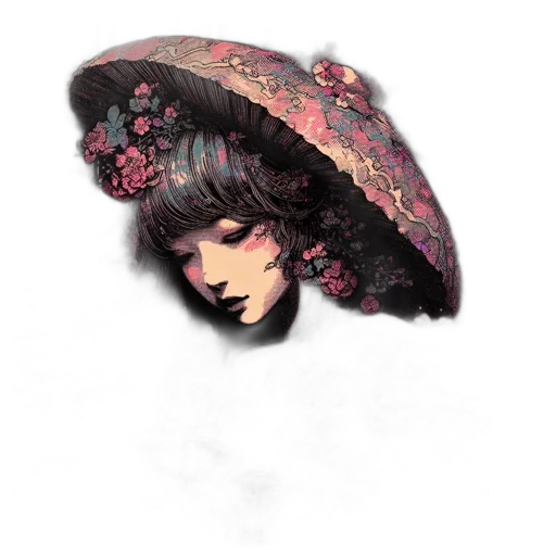 umbrella, hat, mask, face transparent PNG cut-out