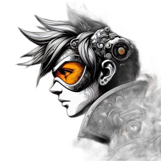 mask, face, robot, comic book art transparent PNG cut-out