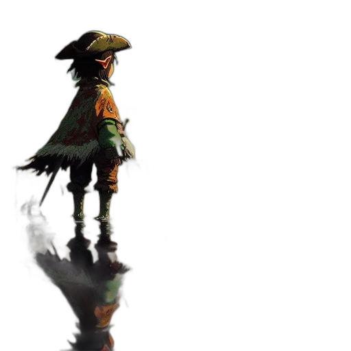 sword, staff, weapon, hat transparent PNG cut-out
