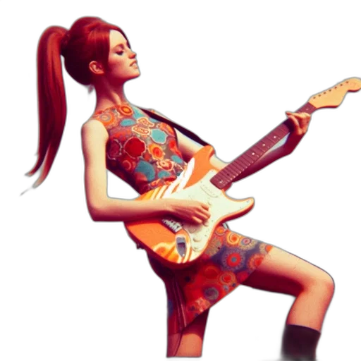 dress, hair, 3d render, photorealistic transparent PNG cut-out