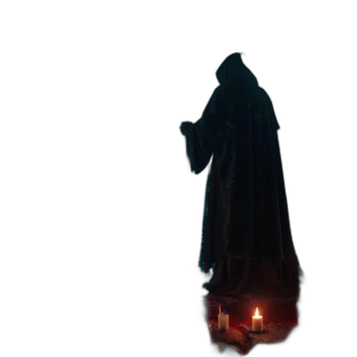 dress, jacket, staff, sword transparent PNG cut-out