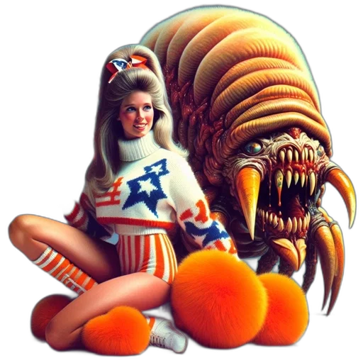 creature, robot, animal, hair transparent PNG cut-out