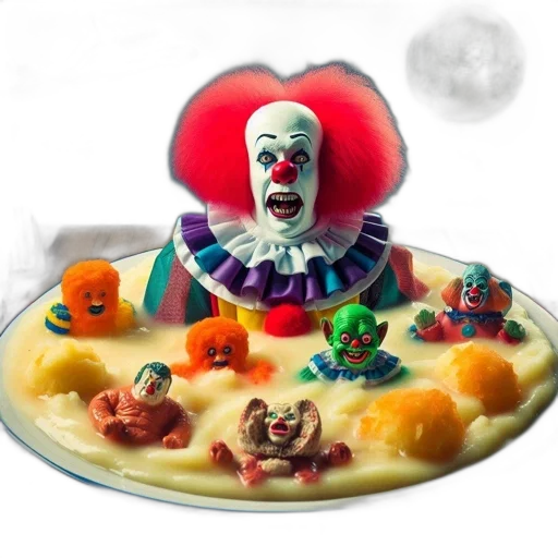 food, crown, creature, mask transparent PNG cut-out