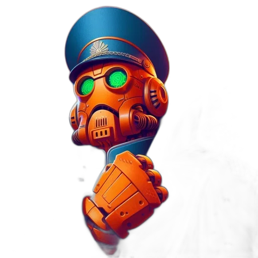 robot, mask, face, weapon transparent PNG cut-out