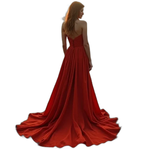 dress, jewelry, photorealistic, 3d render transparent PNG cut-out