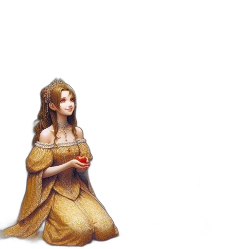 dress, crown, face, jewelry transparent PNG cut-out