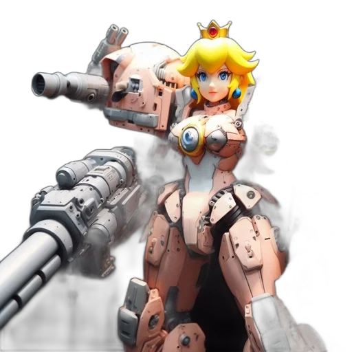 weapon, robot, crown, sword transparent PNG cut-out