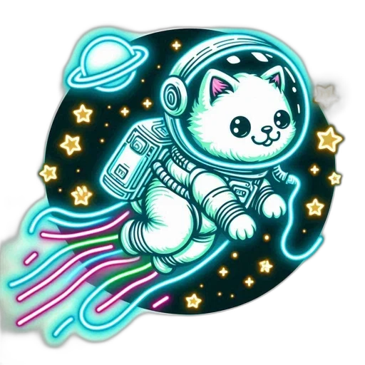 staff, vaporwave, concept art, pixel art transparent PNG cut-out