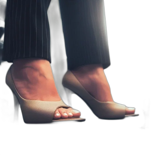 shoes, photorealistic, watercolor, 3d render transparent PNG cut-out