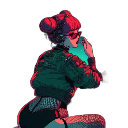 jacket, staff, mask, creature transparent PNG cut-out