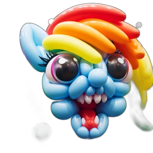 creature, staff, dragon, 3d render transparent PNG cut-out
