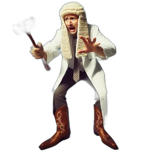 staff, jacket, weapon, hat transparent PNG cut-out