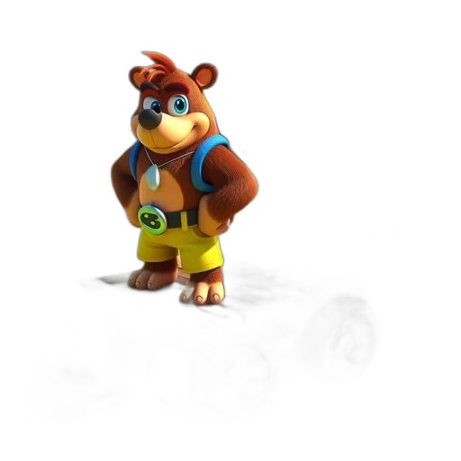 animal, staff, creature, 3d render transparent PNG cut-out