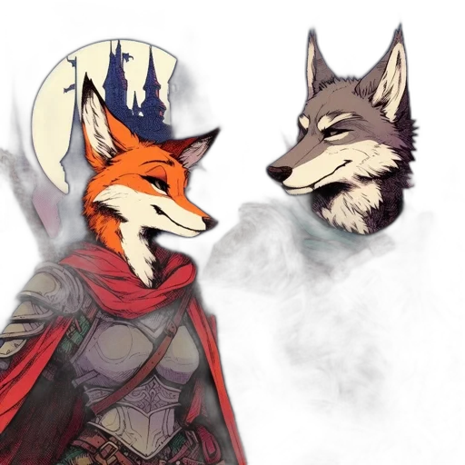 mask, fantasy art, concept art, watercolor transparent PNG cut-out