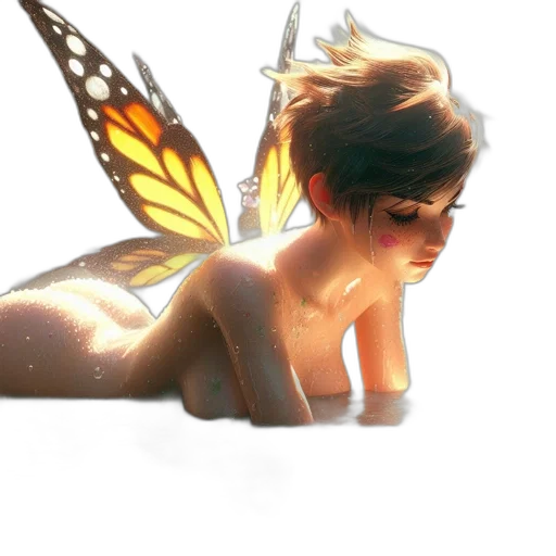 creature, concept art, fantasy art, photorealistic transparent PNG cut-out