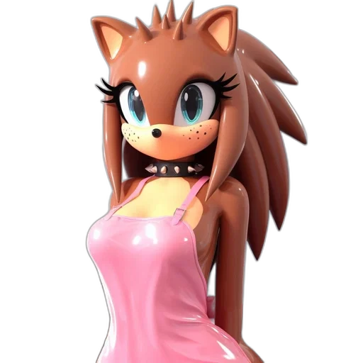 dress, animal, creature, 3d render transparent PNG cut-out
