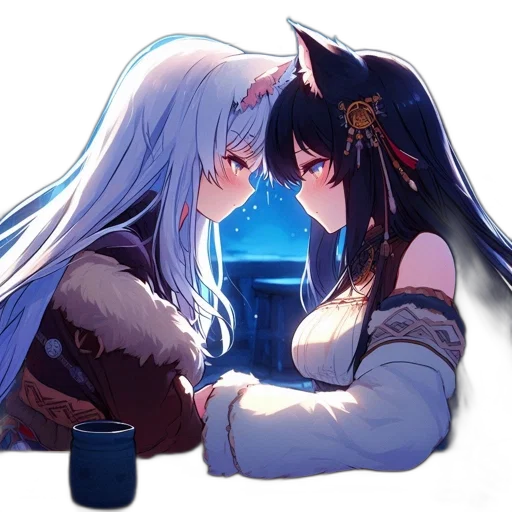 anime, pixel art, fantasy art, concept art transparent PNG cut-out