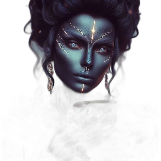 mask, face, crown, fantasy art transparent PNG cut-out