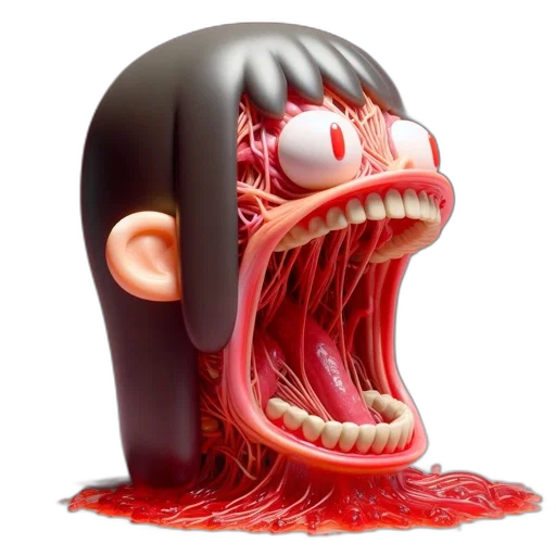 mask, face, creature, hair transparent PNG cut-out
