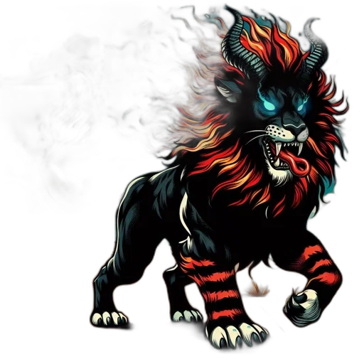 dragon, staff, animal, concept art transparent PNG cut-out