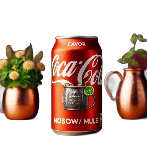 crown, bottle, food, photorealistic transparent PNG cut-out