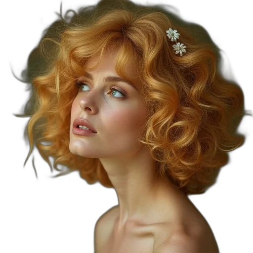 crown, hair, face, jewelry transparent PNG cut-out