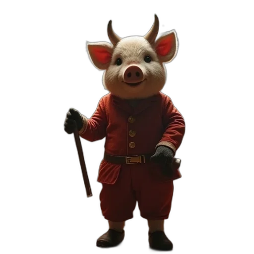 staff, animal, creature, mask transparent PNG cut-out