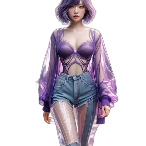 jacket, dress, fantasy art, concept art transparent PNG cut-out