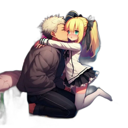 jacket, anime, pixel art, concept art transparent PNG cut-out