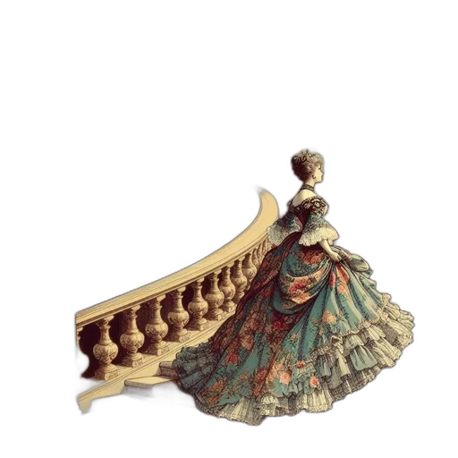dress, crown, furniture, jewelry transparent PNG cut-out