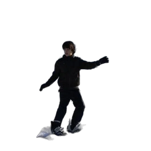 shoes, jacket, staff, robot transparent PNG cut-out