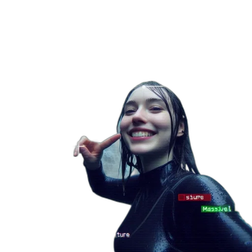jacket, robot, creature, face transparent PNG cut-out