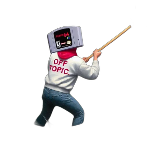 jacket, staff, robot, weapon transparent PNG cut-out