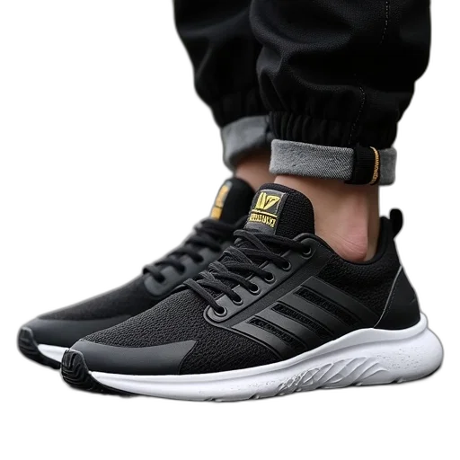 shoes, men, running, outdoor transparent PNG cut-out