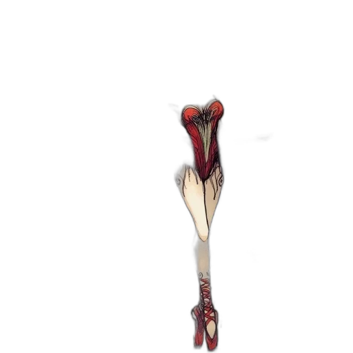 staff, weapon, hair, flower transparent PNG cut-out