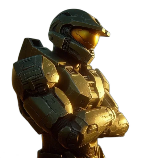robot, weapon, concept art, 3d render transparent PNG cut-out