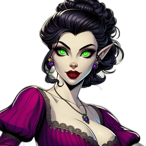 comic book art, fantasy art, concept art, cartoon transparent PNG cut-out