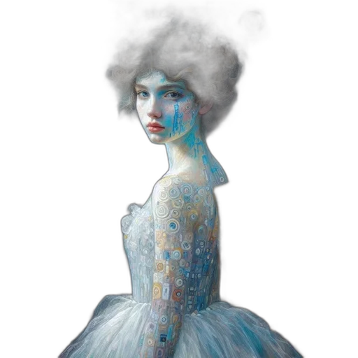 dress, crown, face, mask transparent PNG cut-out