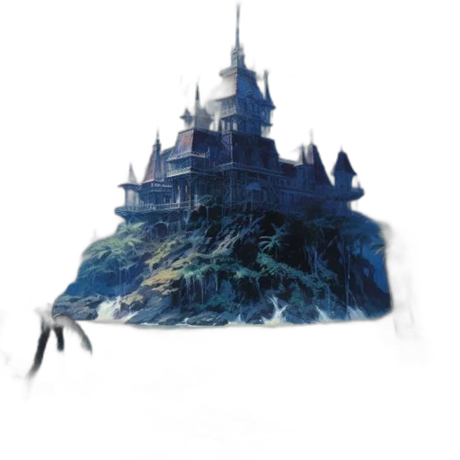 crown, sword, creature, dragon transparent PNG cut-out