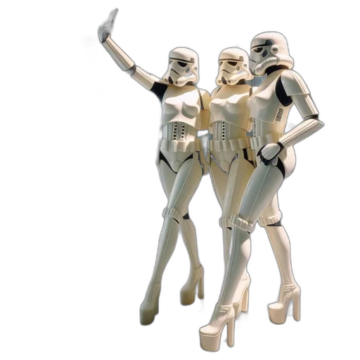 robot, weapon, 3d render, concept art transparent PNG cut-out